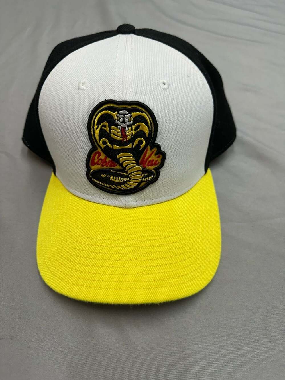 Bioworld Cobra Kai No Mercy Embroidered Snapback Hat